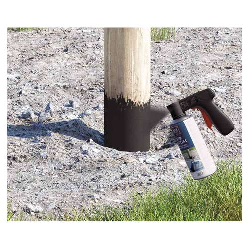 Membrana betuminosa selante spray pronta a ser utilizada