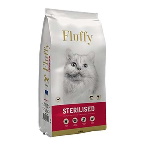 Fluffy cat sterilized