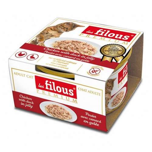 Filous premium frango com pato em gelatina