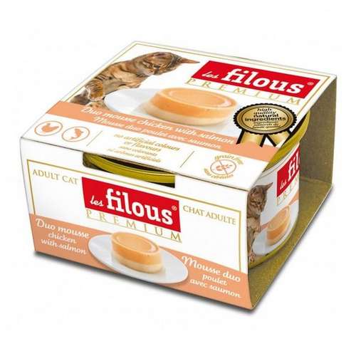 Filous premium frango e salmão duo mousse
