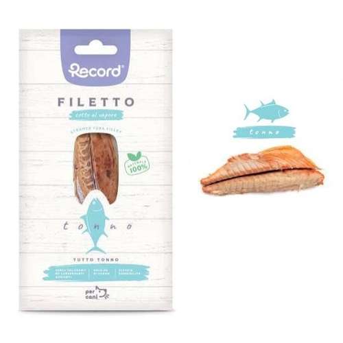 Snack ao Vapor para cão Filete de Atum
