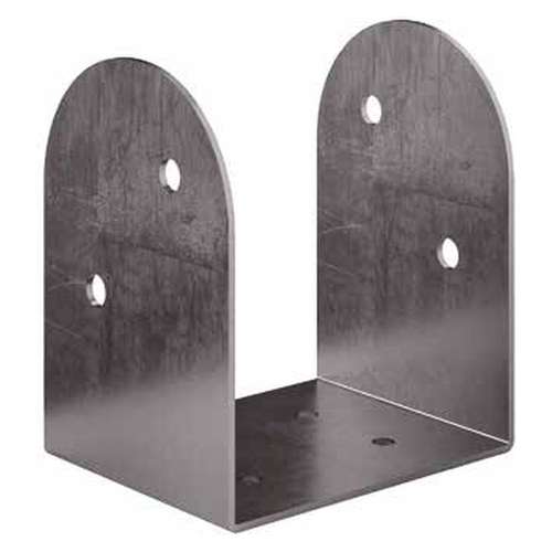 Porta-pilar aberto com base oculto