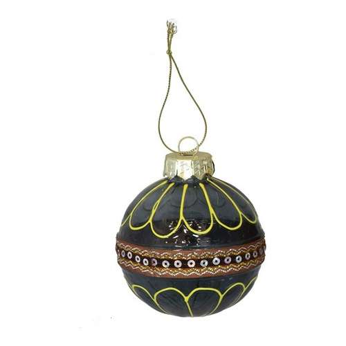 Pendente bola egípcia decorada 8 cm