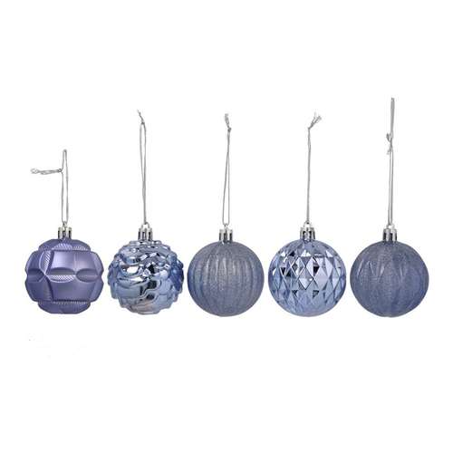 Caixa x40 bolas de Natal 6 cm