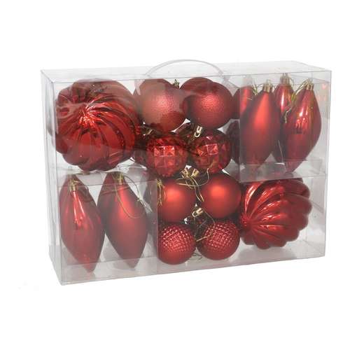 Caixa x26 pendentes de Natal 6/12 cm
