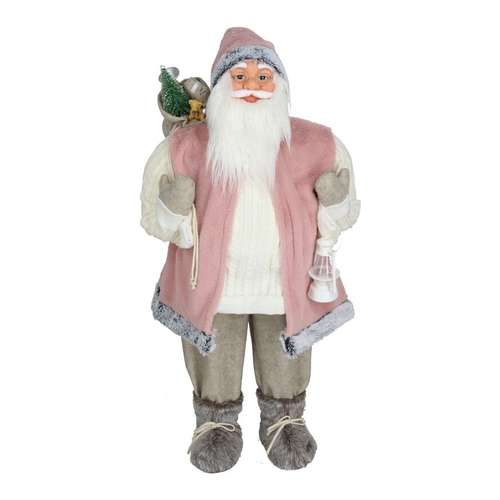 Pai Natal em pé com colete