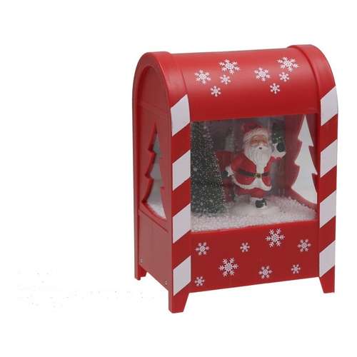 Marco de correio 6 LED com neve
